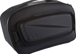 Semi-rigid rear top cargo travel bag