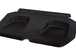 Rear top cargo shelf