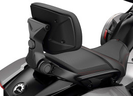 Adjustable passenger backrest