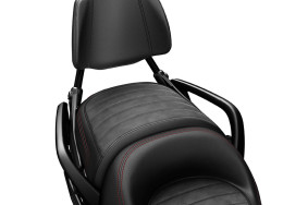 Detachable passenger backrest