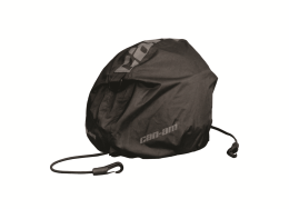 Integrated helmet bag