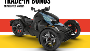 £1,315 Trade-In bonus on selected Can-Am models